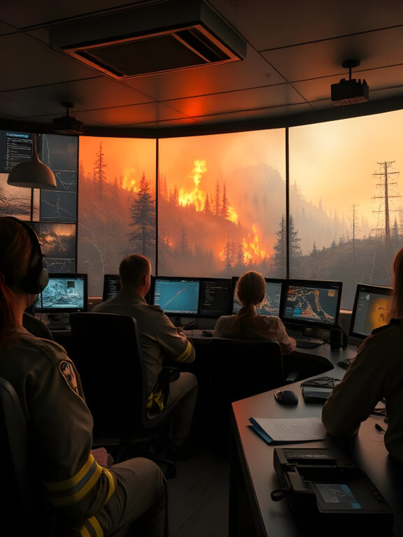 Wildfire watch command center